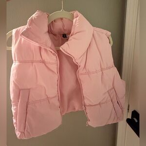 H&M Size Small Light Pink Puffer Jacket, In Great Condition!